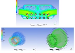 Modelowanie palnik&oacute;w niskoemisyjnych